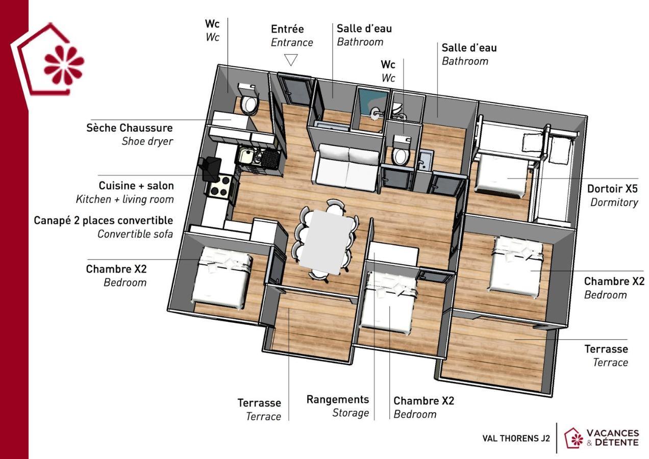 Appartement Nazca J2 à Val Thorens Extérieur photo